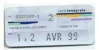 coupon annuel carte integrale avr 1999 12