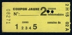 coupon jaune 1 5 08271 neuf