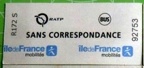 sans correspondance R172 S 92753