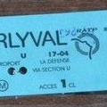 ticket orlyval 001A 64174
