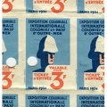expo 1931 planche billets b