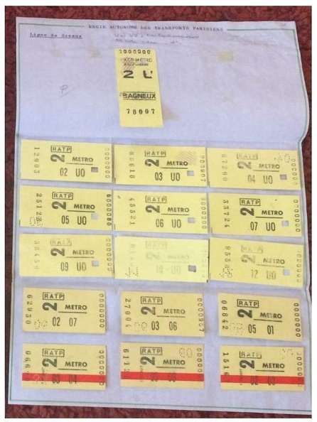 ligne sceaux lot tickets 1975 2016021731
