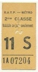 ticket 11 S 1A 07204