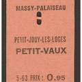 ticket massy palaiseau 01742