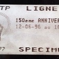 ticket specimen 150ans ligne de sceaux