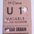ticket u1 reseau urbain A 11008