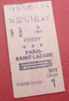 poissy paris 1ere classe 16 40f
