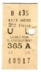 ticket uu40917