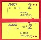 ticket carnet uu 1004 composte bus BC30