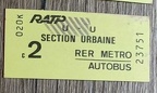 ticket uu 020K 23751