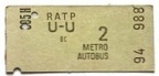 ticket uu 085H 94 988