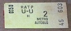 ticket uu 095U 45 603