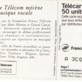 telecarte 50 france telecom mecenat musique A 3C019827