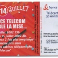 telecarte 50 juillet 2002 D2641381350884309