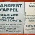 telecarte 50 transfert d appel B260V0014
