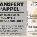 telecarte 50 transfert d appel B250U0021