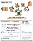 telecarte 120 10 chiffres B68143096691568921