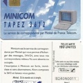 telecarte 120 minocom 3612 B240N0011