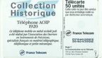 telecarte 50 telephone AOIP 1920 D79402553204043926