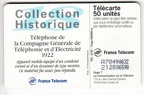 telecarte 50 telephone compagnie generale de telephonie 1922 A78490632212806598