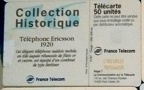 telecarte 50 telephone ericsson 1920 C78118122787556235