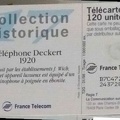 telecarte 120 telephone deckert 1920 B7C472063243728303