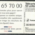 telecarte 50 loto B38090010
