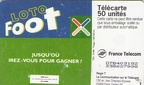 telecarte 50 loto foot D28403182238627998
