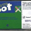 telecarte 50 loto foot D98403331359778433