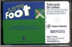 telecarte 50 loto foot D98403331359778433
