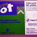 telecarte 50 loto foot D98403326359726903
