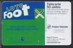 telecarte 50 loto foot F98400669358917143