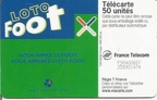 telecarte 50 loto foot F98400667358901474