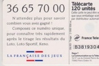 telecarte 120 loto B3819304