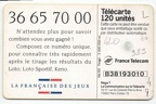 telecarte 120 loto B38193010