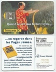 telecarte 50 pages jaunes 720079081C6C172485