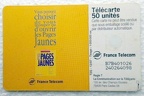 telecarte 50 pages jaunes B7B401026240264098