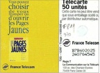 telecarte 50 pages jaunes B7B402025240764545
