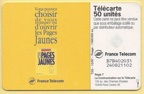 telecarte 50 pages jaunes B7B402031240821102