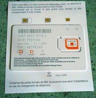 puce carte simm orange neuve 2