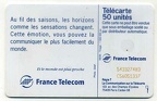 telecarte 50 saisons 543327483C56051337