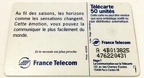 telecarte 50 saisons A 4B03825476220431