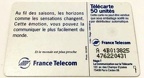 telecarte 50 saisons A 4B013825476220431