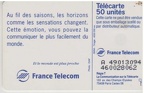 telecarte 50 saisons A 49013094460028062