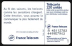 telecarte 120 saisons A 48112783449957903