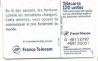 telecarte 120 saisons A 48112797455130031