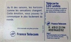 telecarte 120 saisons A 49013194455966592
