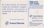 telecarte 120 saisons B46011010434098005