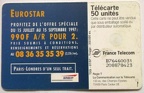 telecarte 50 eurostar B76460031208878423