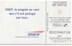 telecarte 50 sncf progres B2C0N0139